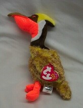 Ty Beanie Baby Glider The Pelican 7&quot; Bean Bag Stuffed Animal Toy 2002 New - £11.68 GBP