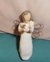 2009 Willow Tree Demdaco 5&quot; Angel of Hope w/Candle Figurine by Susan Lordi - $15.79