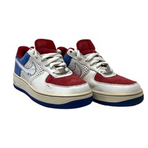 Nike Air Force 1 low sneakers 6 Youth red white blue 2007 shoes  - £11.74 GBP