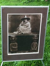 JEAN DULAC EDWARD CURTIS 1970s Nakoaktok Chiefs Daughter SIGNED PHOTOGRA... - $970.20