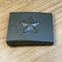 Vintage Unsigned Star Military Belt Buckle Militaria KG JD - £15.53 GBP