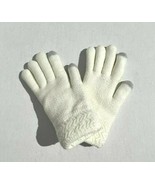 Women Girl Winter Snow Glove Feathered Textured Knit Tech Touch Cozy lin... - £8.27 GBP