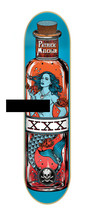 Patrick Melcher Pro BLUE MERMAID deck Death Skateboards 8&quot; grip free shipping - £37.58 GBP