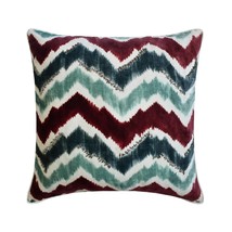 Chevron Groove - Blue Velvet Throw Pillow Cover - $462.00 MXN+