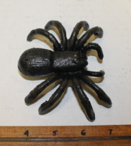 Large Black Cast Iron Spider Figurine Paperweight or Garden Décor Halloween Fall - £11.76 GBP