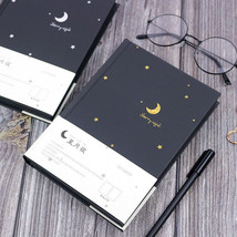 Starry Night Hard Cover Journal Notebook Lined Paper Diary Planner 256 Pages - £17.30 GBP