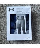 3 Pair Under Armour UA Performance Cotton 3&quot; Boxerjock Boxer Briefs Size... - $509.35 MXN