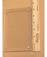 2 Plaxiglass Block Acrylic Magnetic Picture Holder 6&quot; X 4&quot; *NEW* a1 - $13.60 CAD