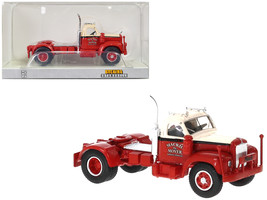 1953 B-61 Truck Tractor Red and Beige &quot;Mackie the Mover&quot; 1/87 (HO) Scale Mode... - £32.99 GBP