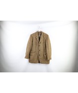 Vtg 70s Daks Mens 42L Wool Tweed Country 3 Button Suit Jacket Sport Coat... - $148.87 CAD