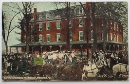 Allentown PA College For Women Ladies Pennants Horse and Wagons Postcard W24 - £4.71 GBP