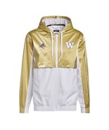 NWT men&#39;s XL Adidas Washington Huskies Strategy Jacket Full Zip Hooded BSBL - $56.99