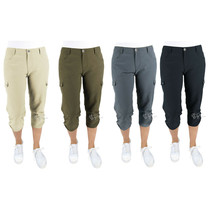 NWT Woolrich Women Trek Hiking Cargo Capri Pants Size 6-14 Gray/Khaki/Navy/Green - £27.81 GBP