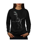 Wellcoda Dinosaur Rex Beast Womens Sweatshirt, Jurassic Casual Pullover ... - £22.91 GBP+