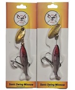 2 Pack Head Hunter (Formerly Renosky) Natural Series Sonic Swing Minnow #S5 Lure - $15.83