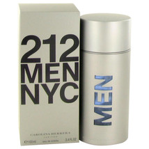 212 by Carolina Herrera Eau De Toilette Spray (New Packaging) 3.4 oz For Men - £61.90 GBP