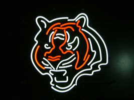 New Football Cincinnati Bengals NFL Beer Bar Neon Sign 17&quot;x 15&quot; [High Quality] - £111.71 GBP