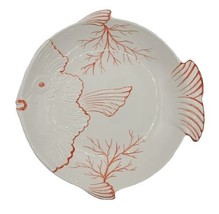 Vintage Zanolli Hand Painted Fish Platter Made in Italy 15&quot; VS D - £31.44 GBP