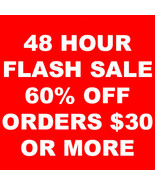 SPECIAL 60% OFF ALL $30 OR MORE AUTOMATICALLY AT CHECKOUT MAGICK  - Freebie