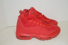 Nike Air Max 95 SneakerBoot Triple Red Men&#39;s Size 8 Women&#39;s Size 9.5  - $197.99