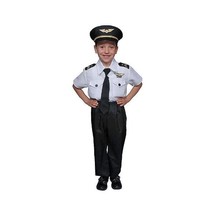 Dress up America Toddler T2 Deluxe Children&#39;s Pilot Costume Set  - £43.30 GBP
