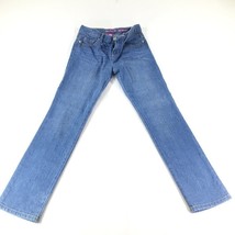 The Children&#39;s Place Jeans Girls Size 10 Blue Adjustable Waist Button Zi... - £7.03 GBP