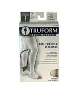 Truform Unisex L Anti-Embolism Thigh Length Stockings Open Toe 18 mmHg 0810 - £14.74 GBP