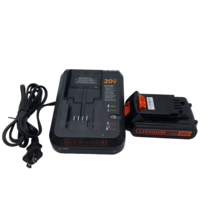 Black+Decker 20V Max Lithium Charger LCS201 And 20V Max 1.5Ah Battery LBXR20 - £22.75 GBP