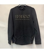 Boss Womens M Black Gold Graphic Crewneck Long Sleeve Sweatshirt PREOWNE... - $26.87 CAD