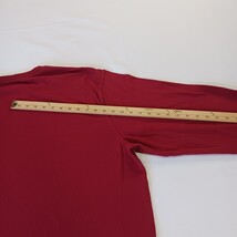 Carhartt K126 637 Original Fit Men's 2XL Red Cotton Pocket Long Sleeve T-Shirt image 9