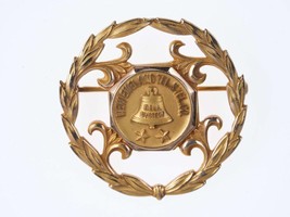 Vintage Bell System New England Telephone and Telegraph company gold filled pin - £42.84 GBP