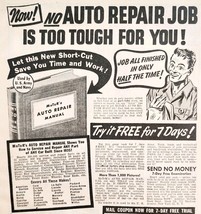 1948 Motor&#39;s Automotive Repair Manual Advertisement Automobilia Books E2H2 - $374.75 MXN