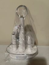 Double metal Accent Light in Rustic white image 2