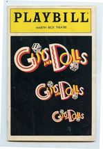 Guys and Dolls Playbill Martin Beck Theatre Nathan Lane, Peter Gallagher - $11.88