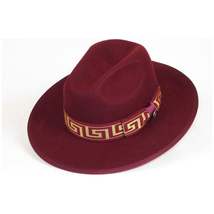 Men Bruno Capelo Hat Australian Wool Fedora Adjustable Size Wesley WE977 Wine. image 5