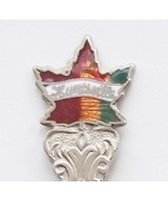 Collector Souvenir Spoon Canada Ontario Huntsville Maple Leaf Cloisonne ... - £5.58 GBP