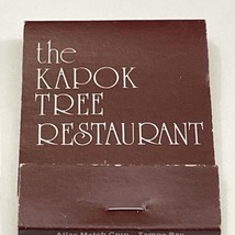 Vintage Matchbook Cover  Kapok Tree  Restaurant Clearwater, Florida gmg - £9.72 GBP