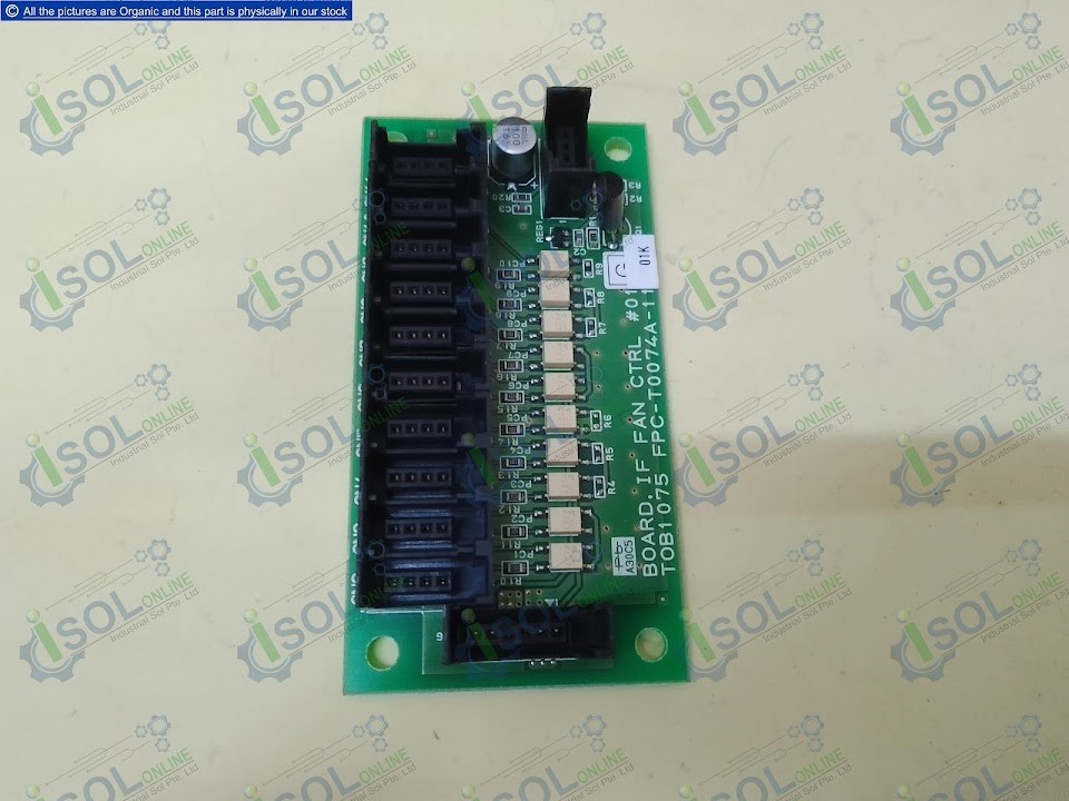 Tokyo Electron FPC-T0074A-11 01K Board IF FAN CTRL #01 F30 Wafer Mounter Item image 2