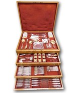 Chrysanthemum Tiffany Sterling Silver Flatware Set Service 255 pcs Fitte... - $1,456,794.24 MXN