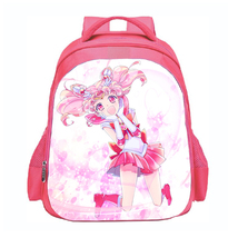 WM Sailor Moon Kid Girl Backpack Schoolbag Daypack A Pink Type Chibi Moon C - £18.87 GBP