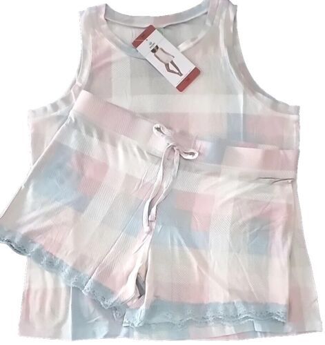 Honeydew Intimates ~ Women&#39;s MEDIUM (M) ~ 2-Piece Pajama Short Set ~ PIN... - $18.70
