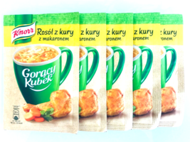 Knorr Goracy Kubek Mug SOUP: ROSOL Chicken soup -Made in Poland-Pack of 5 - - £8.27 GBP