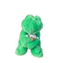 Gund Heads and Tales Plush Frog Holding Baby Lamb Sheep 9 in tall Seated Stuffed - £10.89 GBP