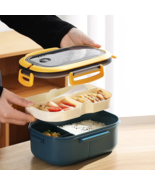 Lunch Food Box Multi-Layer Portable Bento Layer Container Multi Insulate... - $17.37