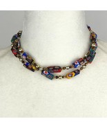 Vintage Venetian Murano Mellefiori Moretti Beaded Necklace - $1,383.96 MXN