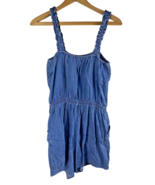 Express Romper Size Small Denim Chambray Shorts Sleeveless Womens NEW On... - $33.41