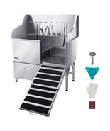 VEVOR 304 Stainless Steel Dog Washing Station, 50&quot; Pet Grooming Tub (Rig... - $1,619.05 CAD