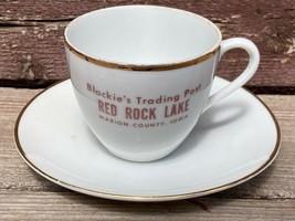 Antique Souvenir China Blackie&#39;s Trading Post Red Rock Lake Marion Count... - $29.65