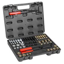 49PCS Thread Chaser Set UNC UNF Metric Thread Restorer Tool Rethreading - $72.99