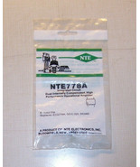 NTE NTE778A IC, Dual-Internally Compensated Hi Performance Op Amp, 8 PIN... - $1.34 CAD